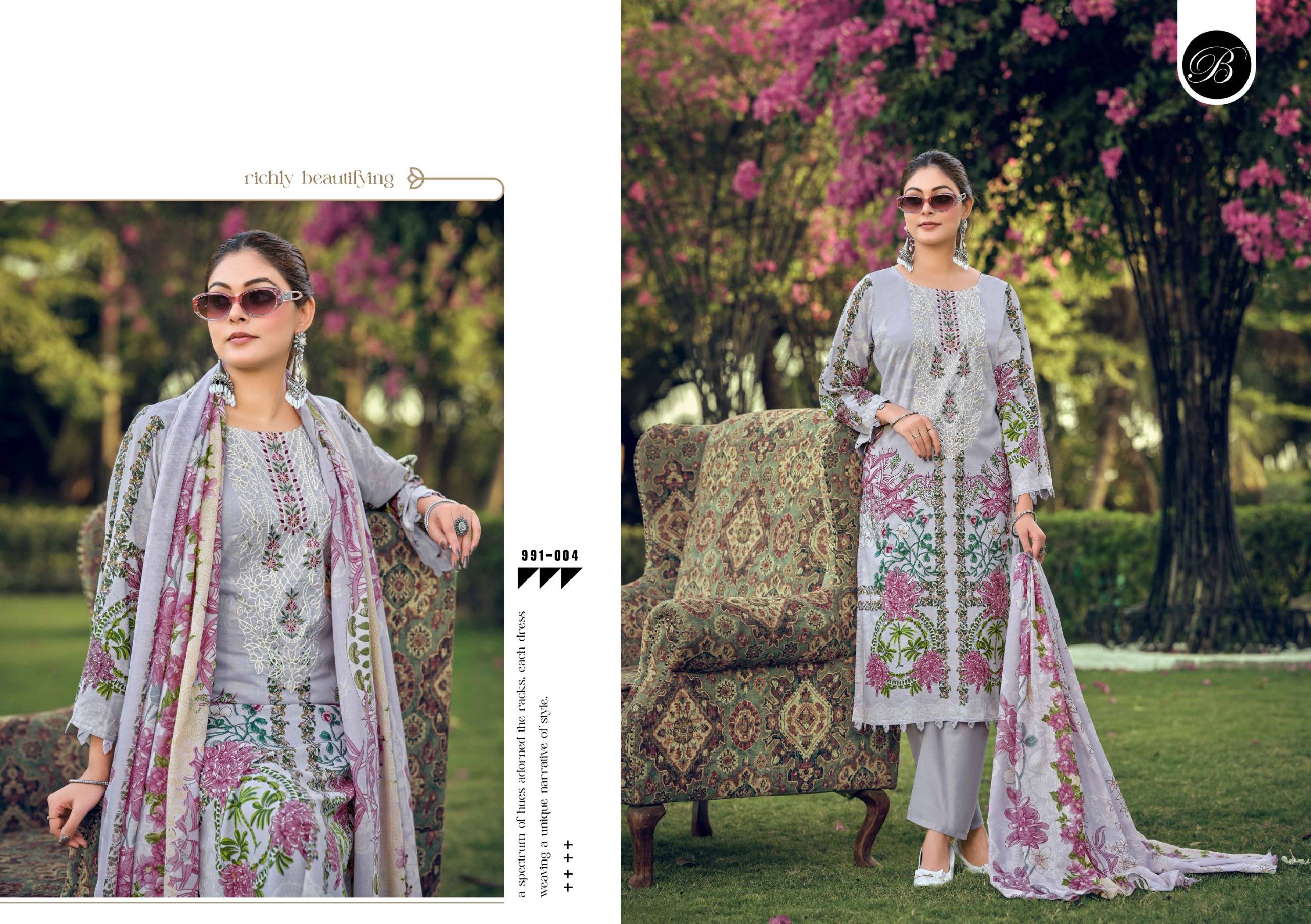 NAIRA VOL 150 BY BELLIZA DESIGNER 01 To 08 Series Indian Traditional casual wear Pakistani Pure Cotton dresses At Wholesale Price